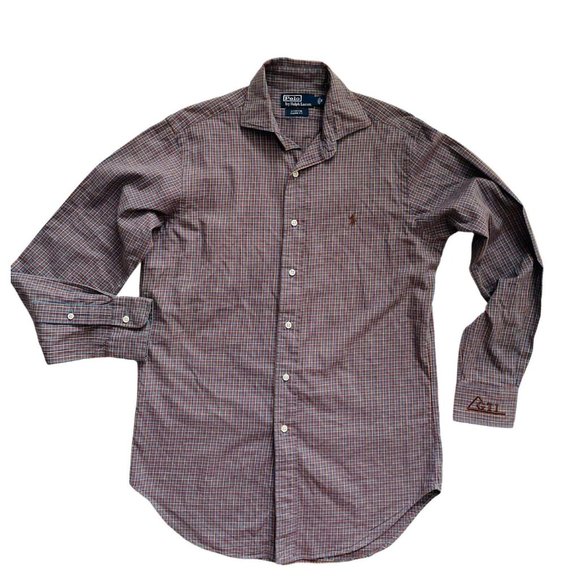 Men’s‎ Long Sleeve Polo Ralph Lauren Button Up Shirt - Picture 1 of 4